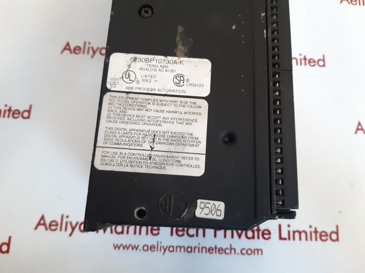 Abb taylor mod 300 analog module