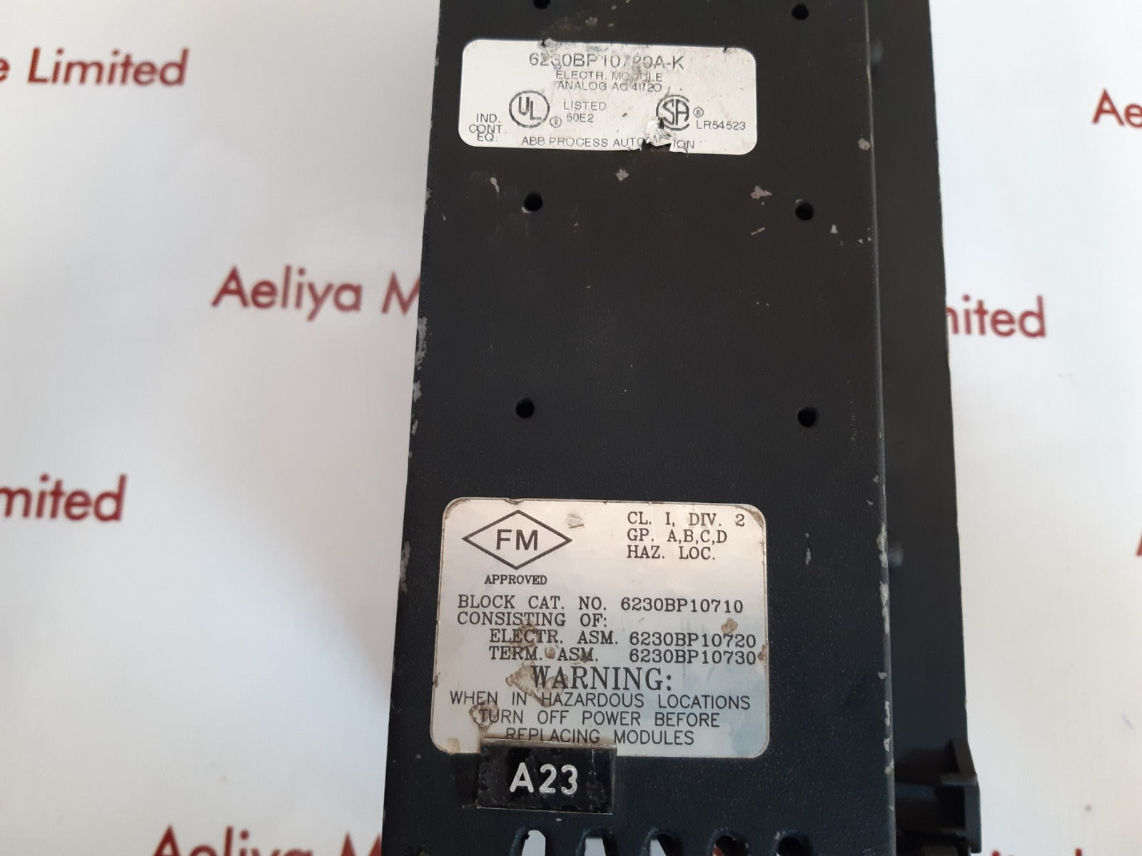 Abb taylor mod 300 analog module