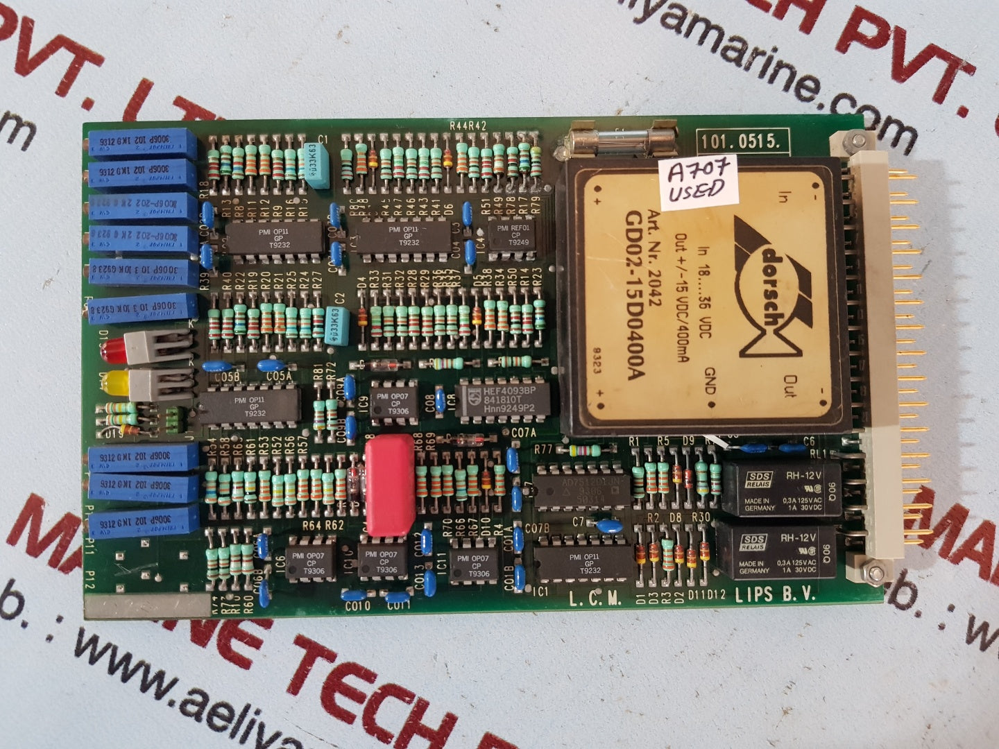 Lips l.c.m. 101.0515. pcb card