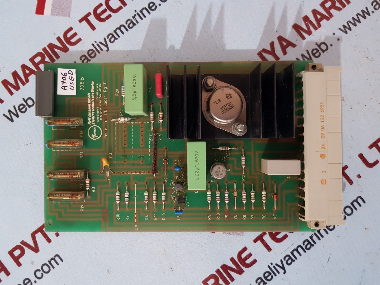 Rolf janssen rg10 regler fur i/u lader card