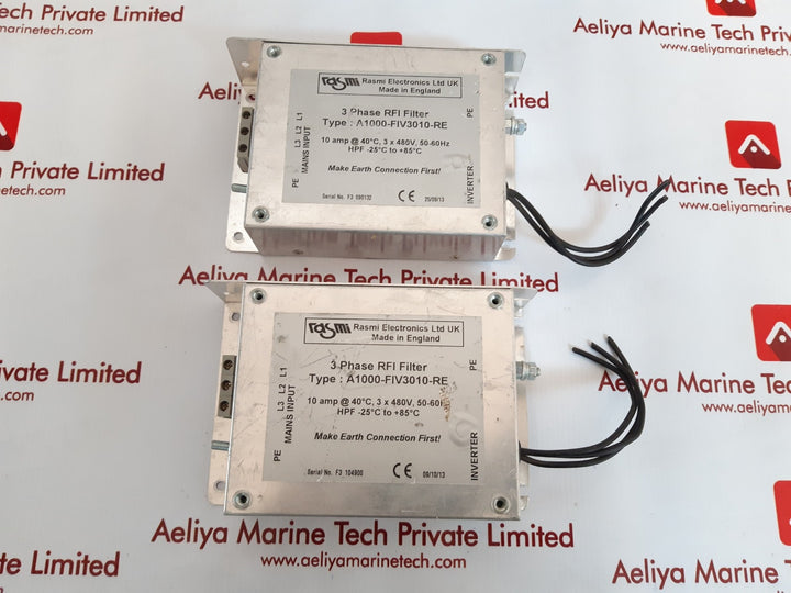 Rasmi a1000-fiv3010-re 3 phase rfi filter 