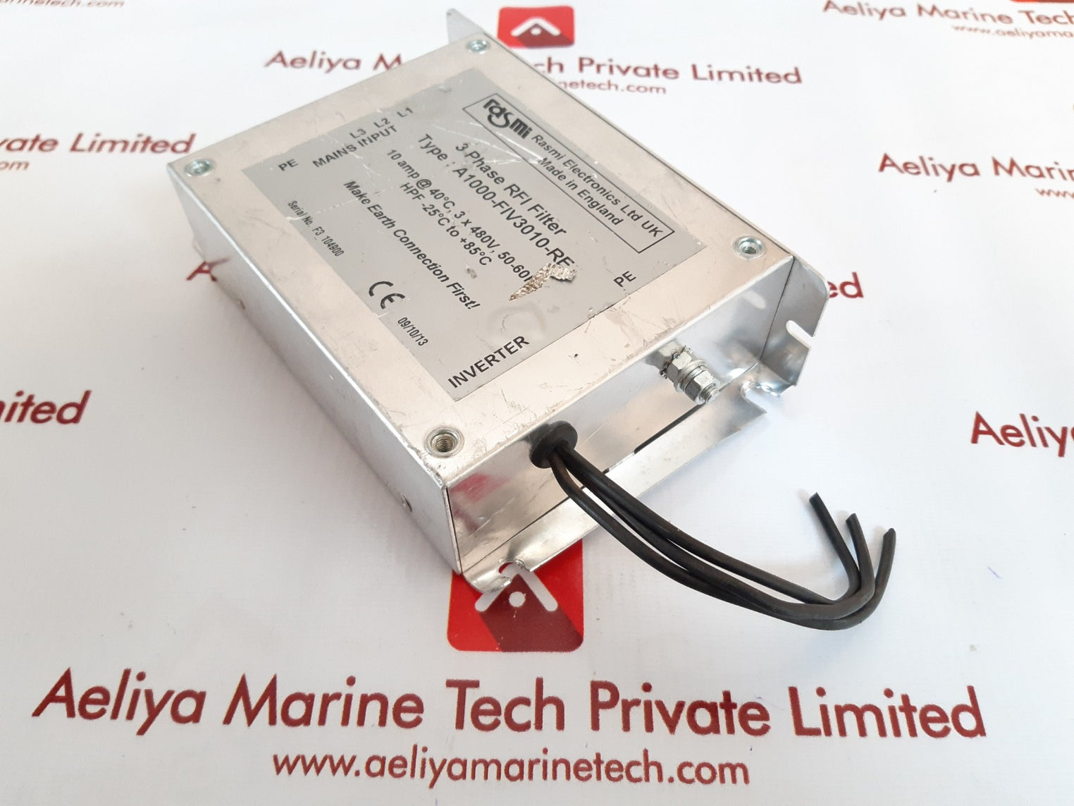 Rasmi a1000-fiv3010-re 3 phase rfi filter 