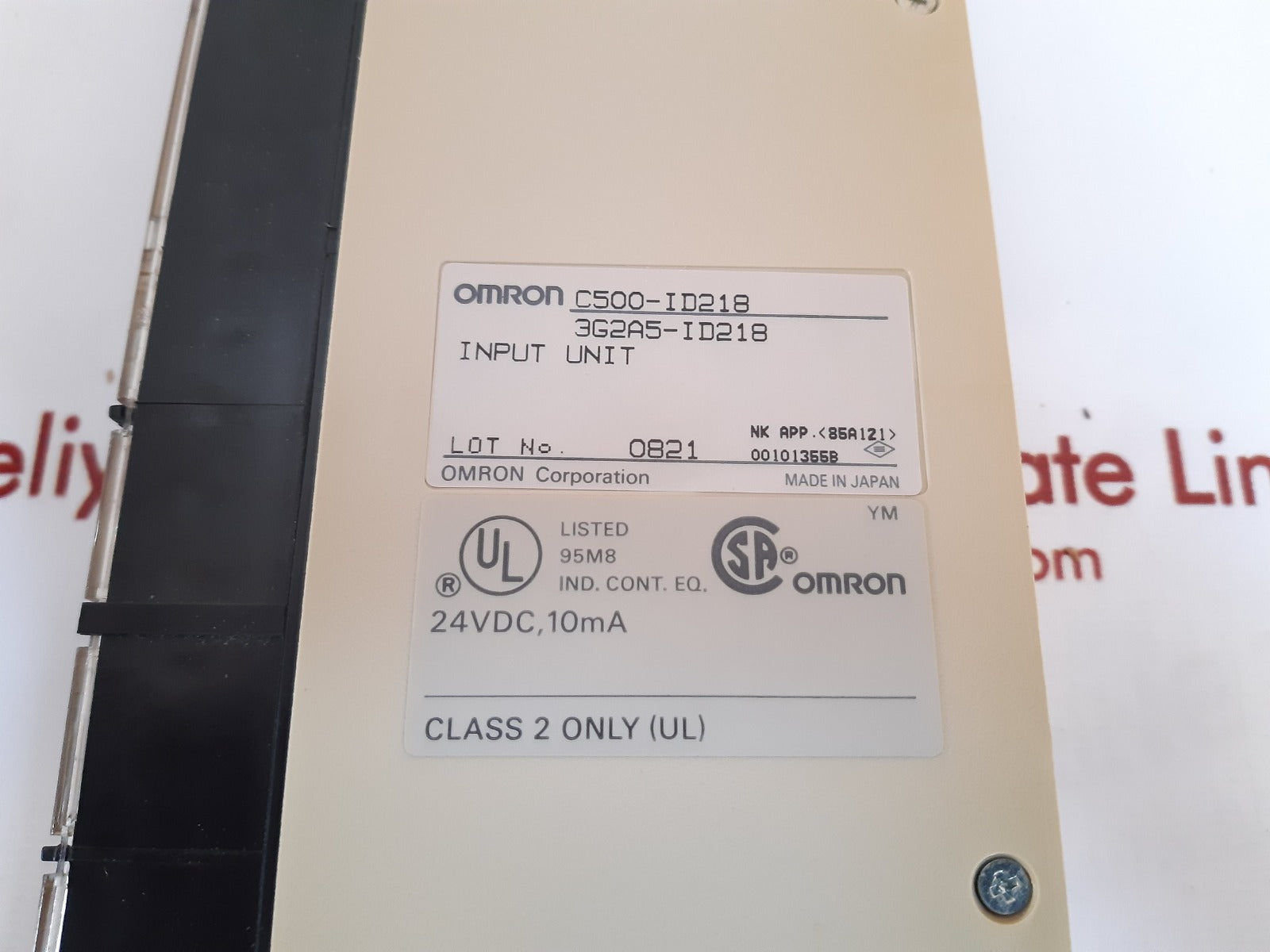 Omron c500-id218 input unit module