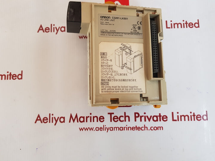 Omron cqm1-lk501 i/o link unit