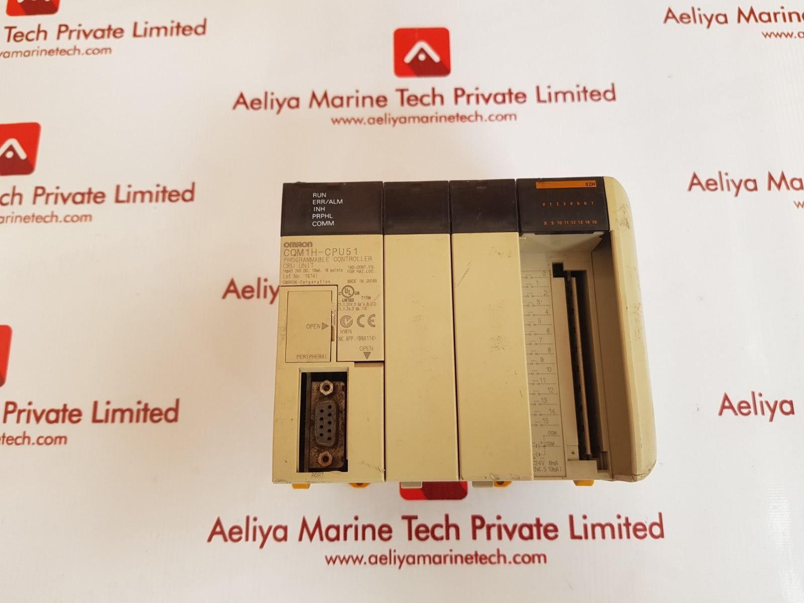 Omron cqm1h-cpu51 programmable controller cpu unit 