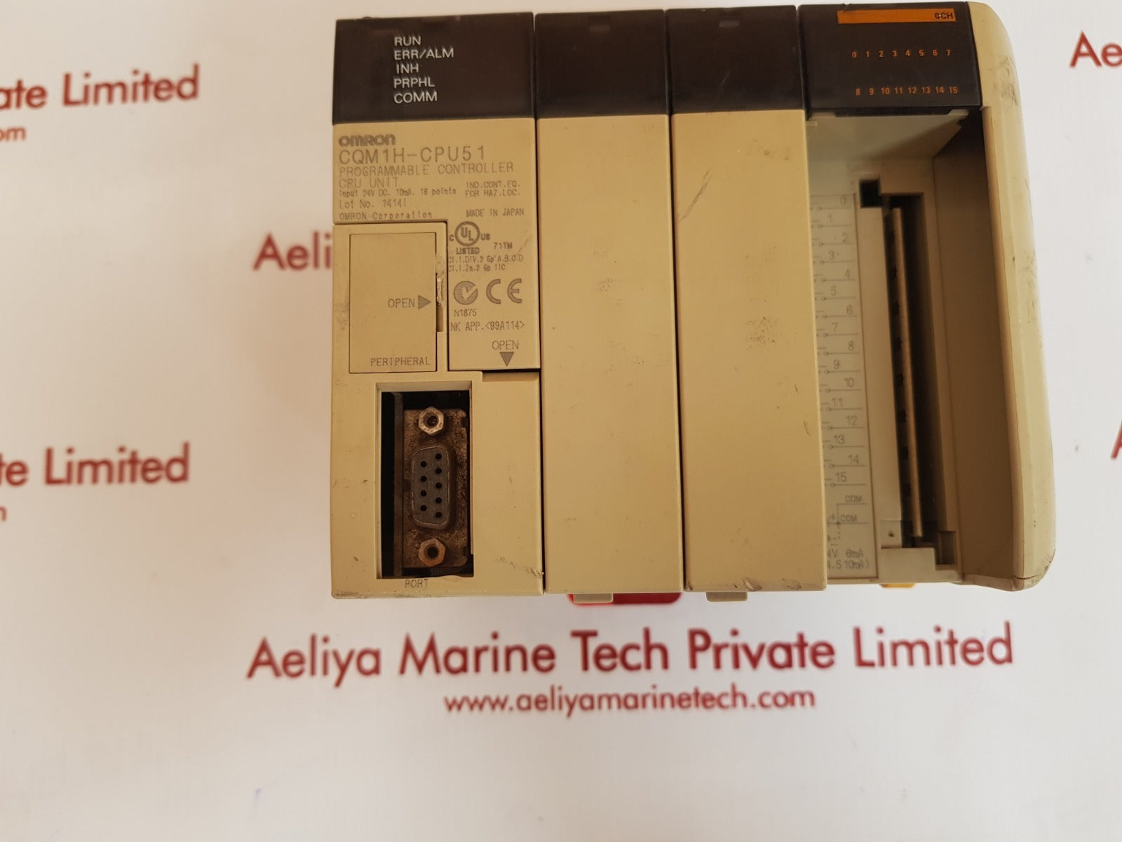 Omron cqm1h-cpu51 programmable controller cpu unit 
