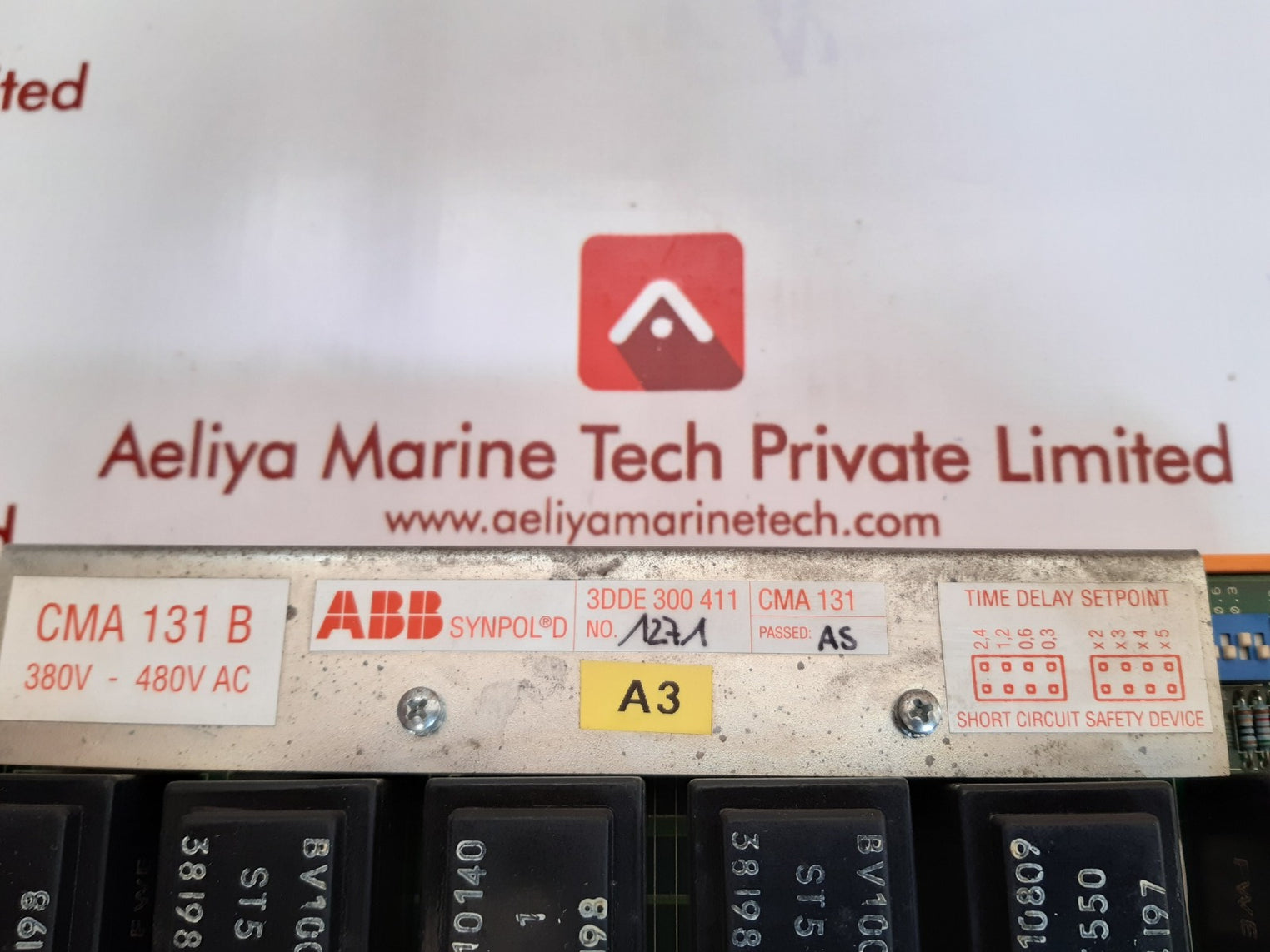 Abb synpol D cma 131 b servo motor drive encoder module 3dde 300 411 