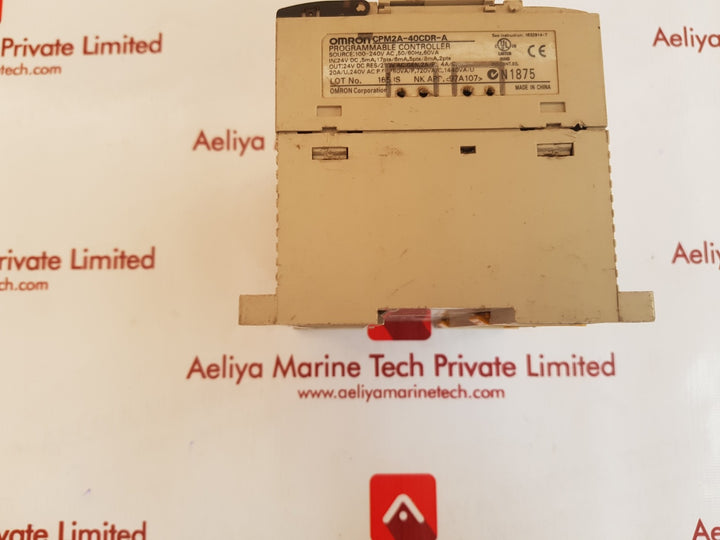 Omron cpm2a-40cdr-a programmable controller