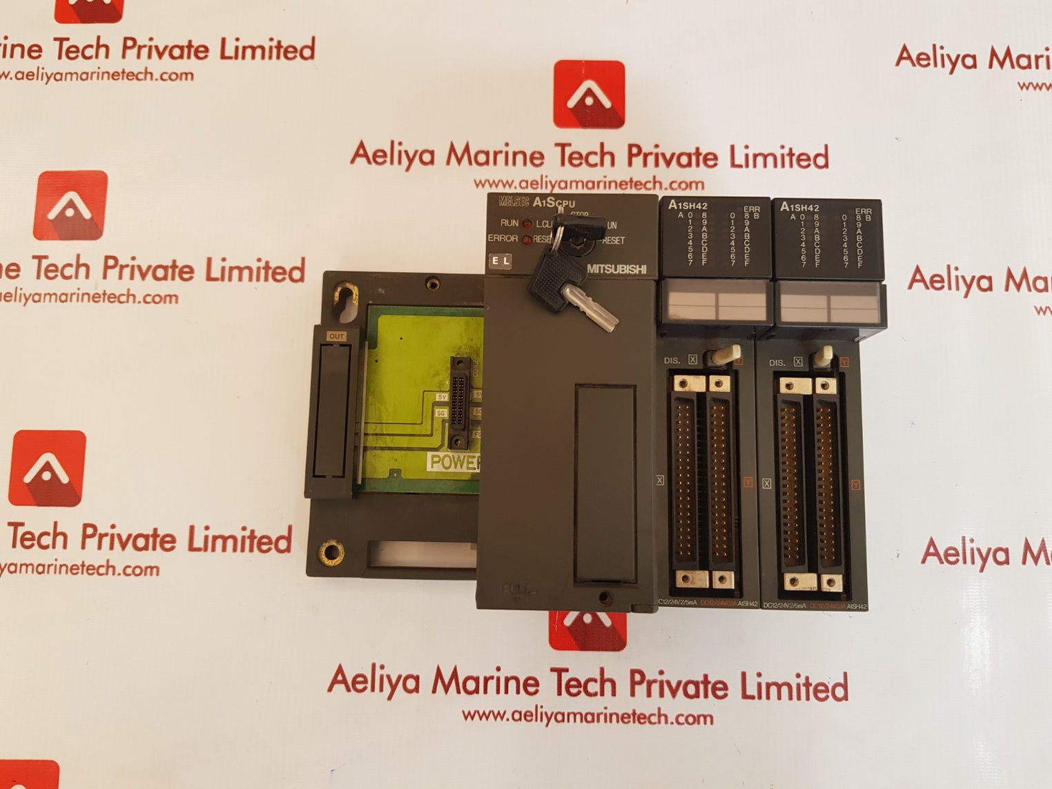 Mitsubishi melsec a1scpu a1sh42 input/output unit