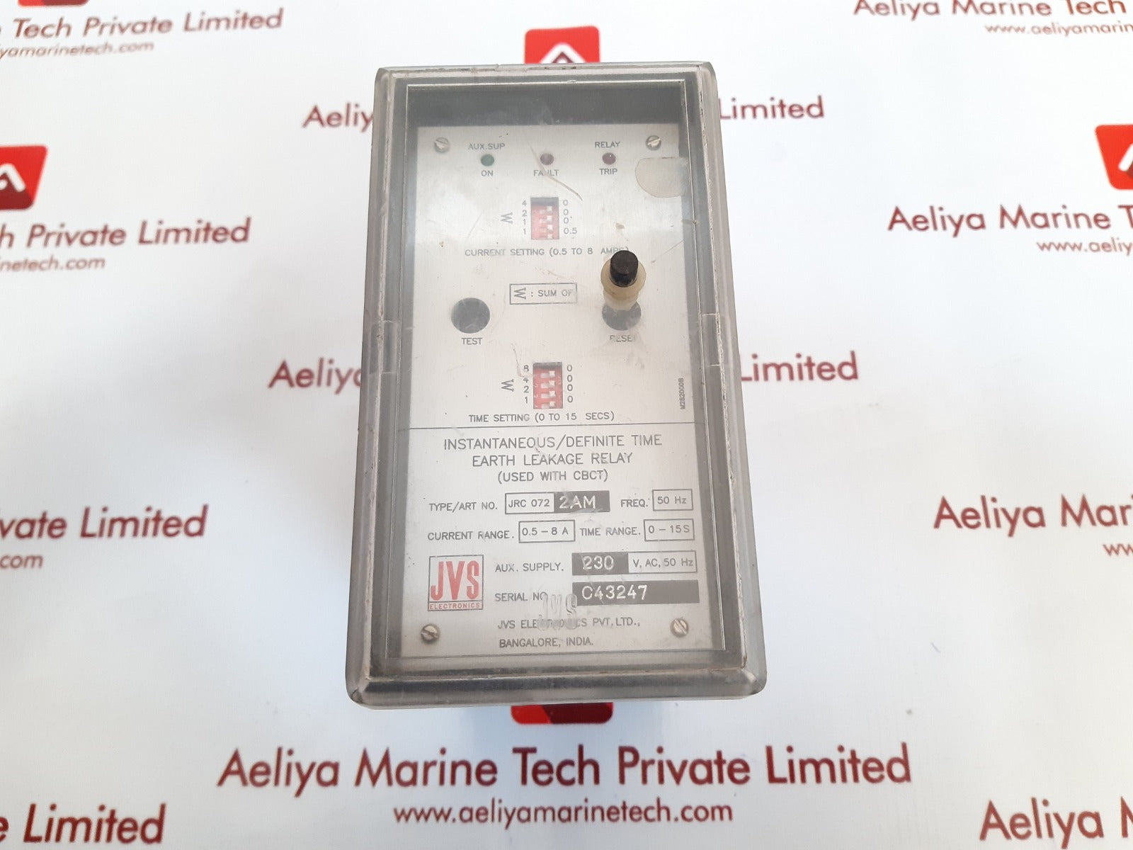 Jvs jrc 072  2am earth leakage relay
