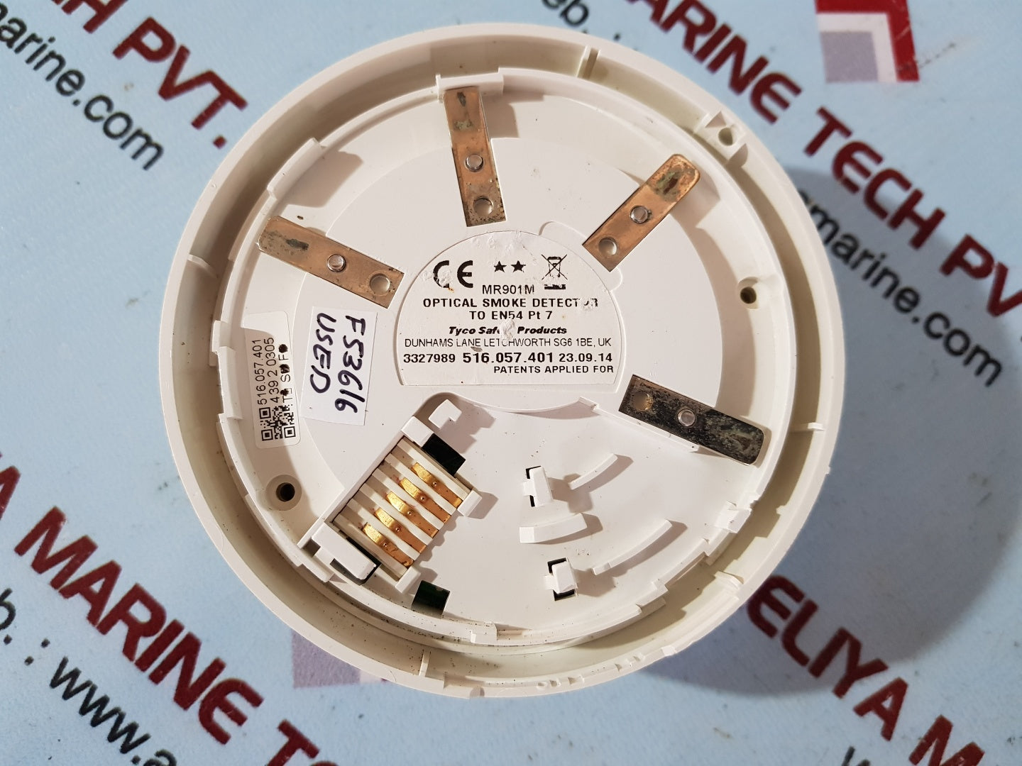 Tyco mr901m optical smoke detector Used