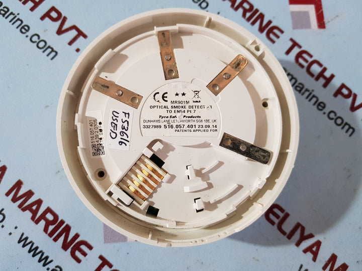 Tyco mr901m optical smoke detector Used