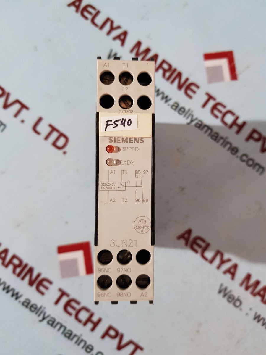 Siemens 3un2100-0an7  thermistor protection relay