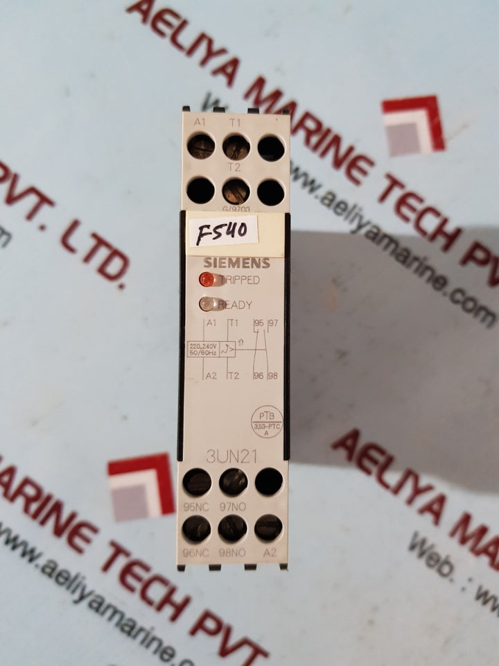 Siemens 3un2100-0an7  thermistor protection relay