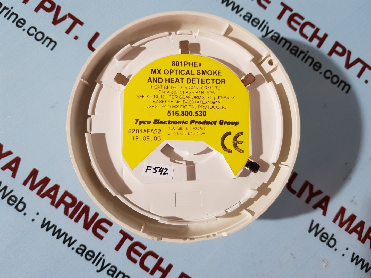 Tyco 801phex mx optical smoke and heat detector