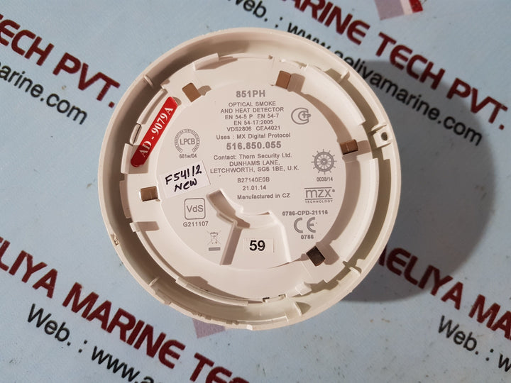 Thorn security 851ph optical smoke and heat detector