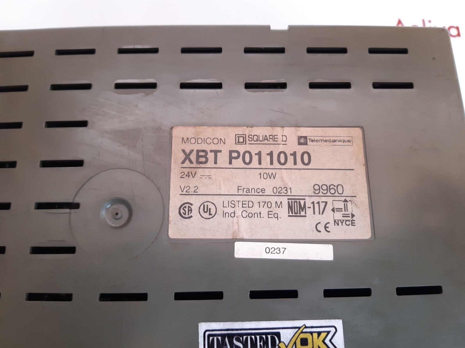 Telemecanique modicon magelis xbt p011010  control panel