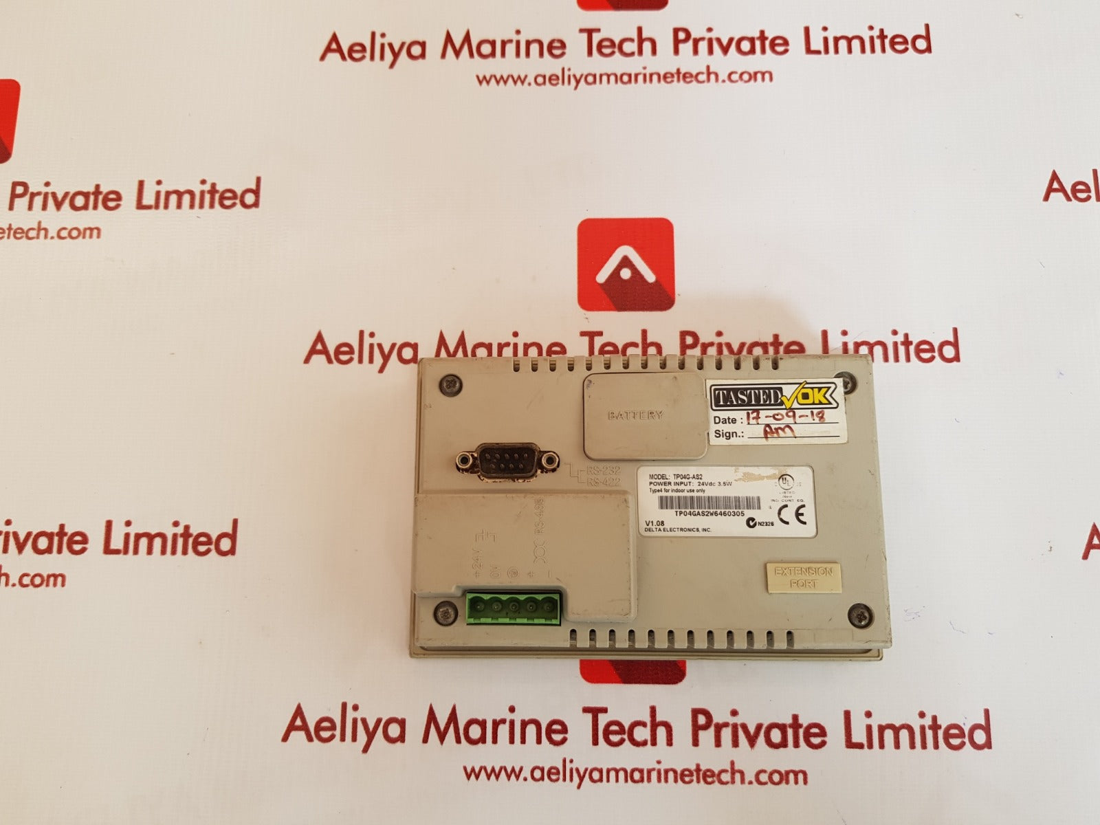 Delta tp04g-as2 terminal panel