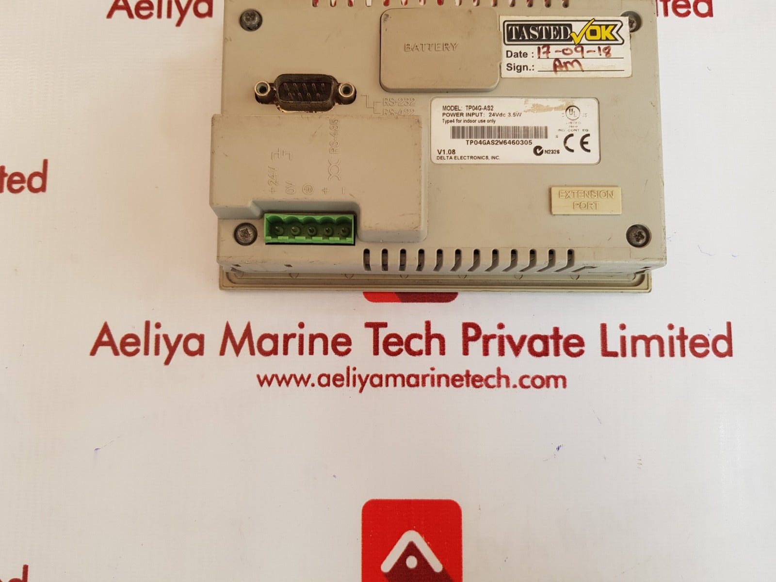 Delta tp04g-as2 terminal panel