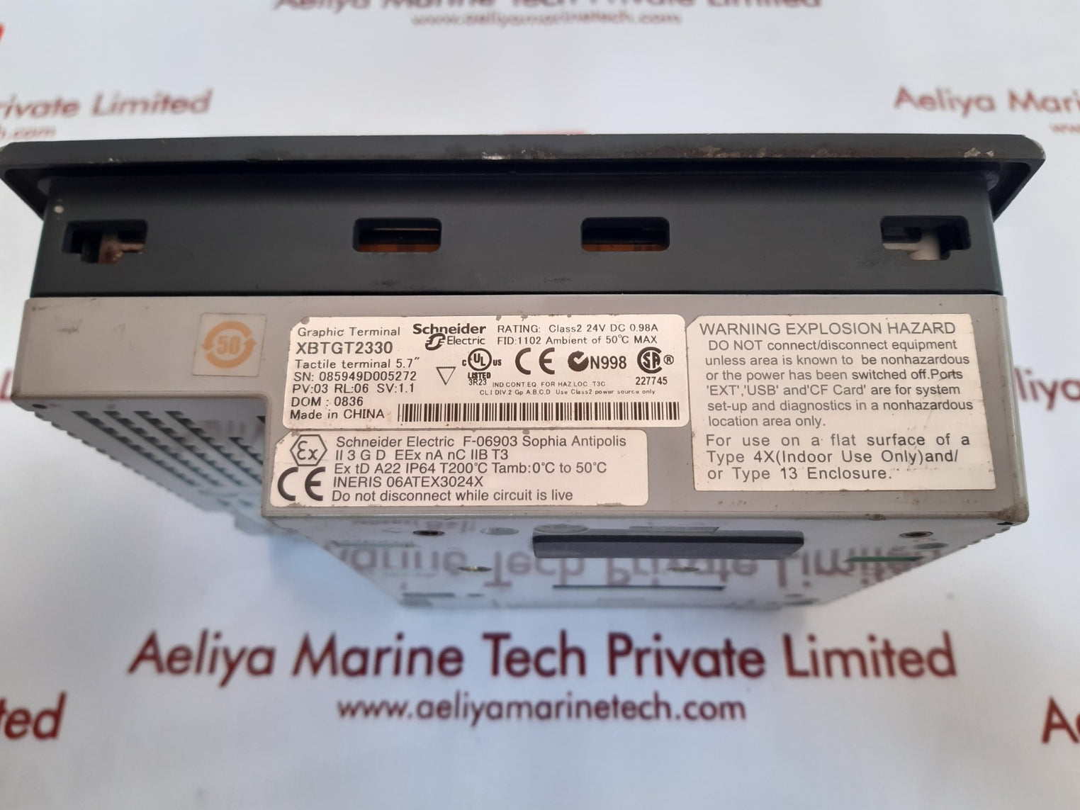 Telemecanique schneider magelis xbtgt2330 graphic terminal touch screen panel