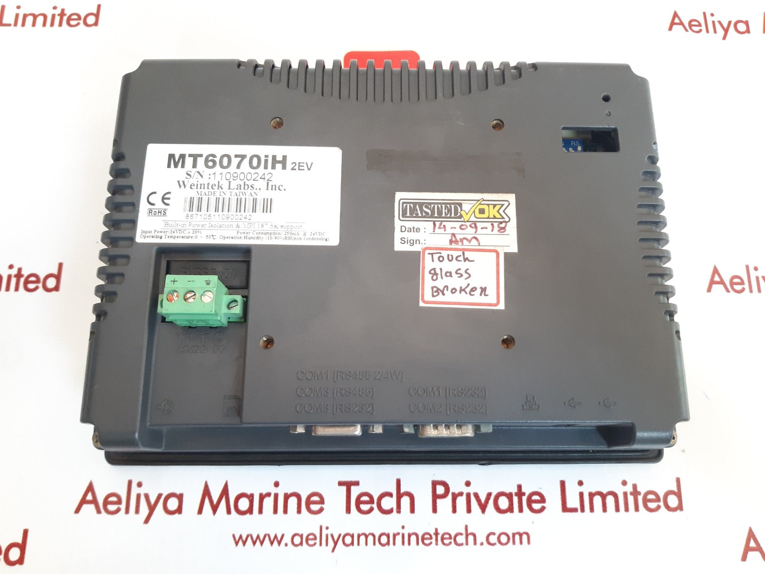 Weintek easyview mt6070ih 2ev touch screen panel
