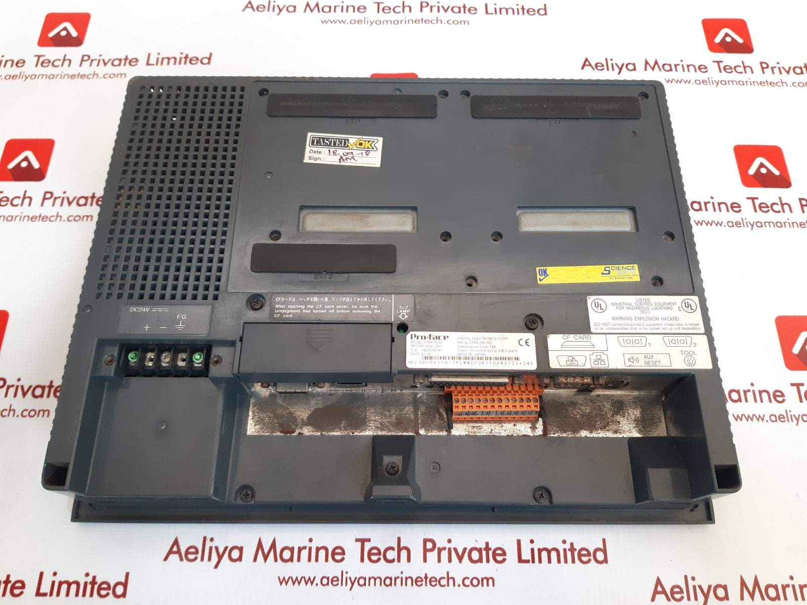 pro-face 2980078-02 touch screen panel gp2500-sc41-24v