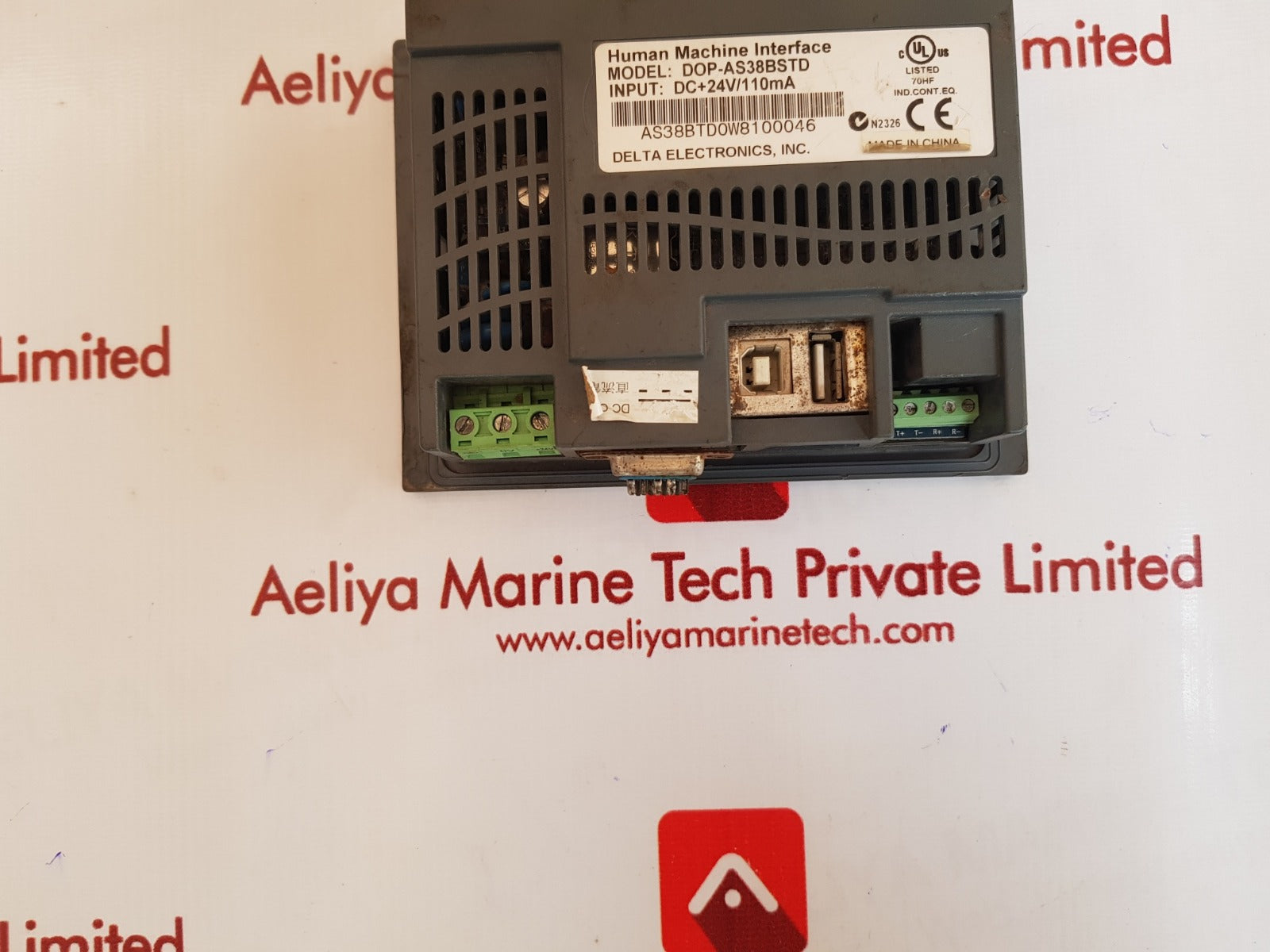 Delta dop-as38bstd human machine interface panel