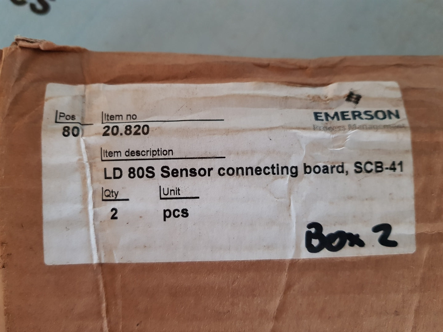 Emerson scb-41 rev.1.0 pcb card 