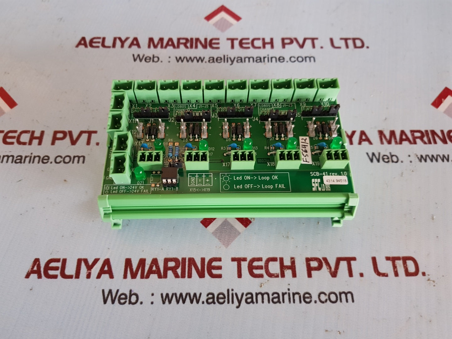 Emerson scb-41 rev.1.0 pcb card 