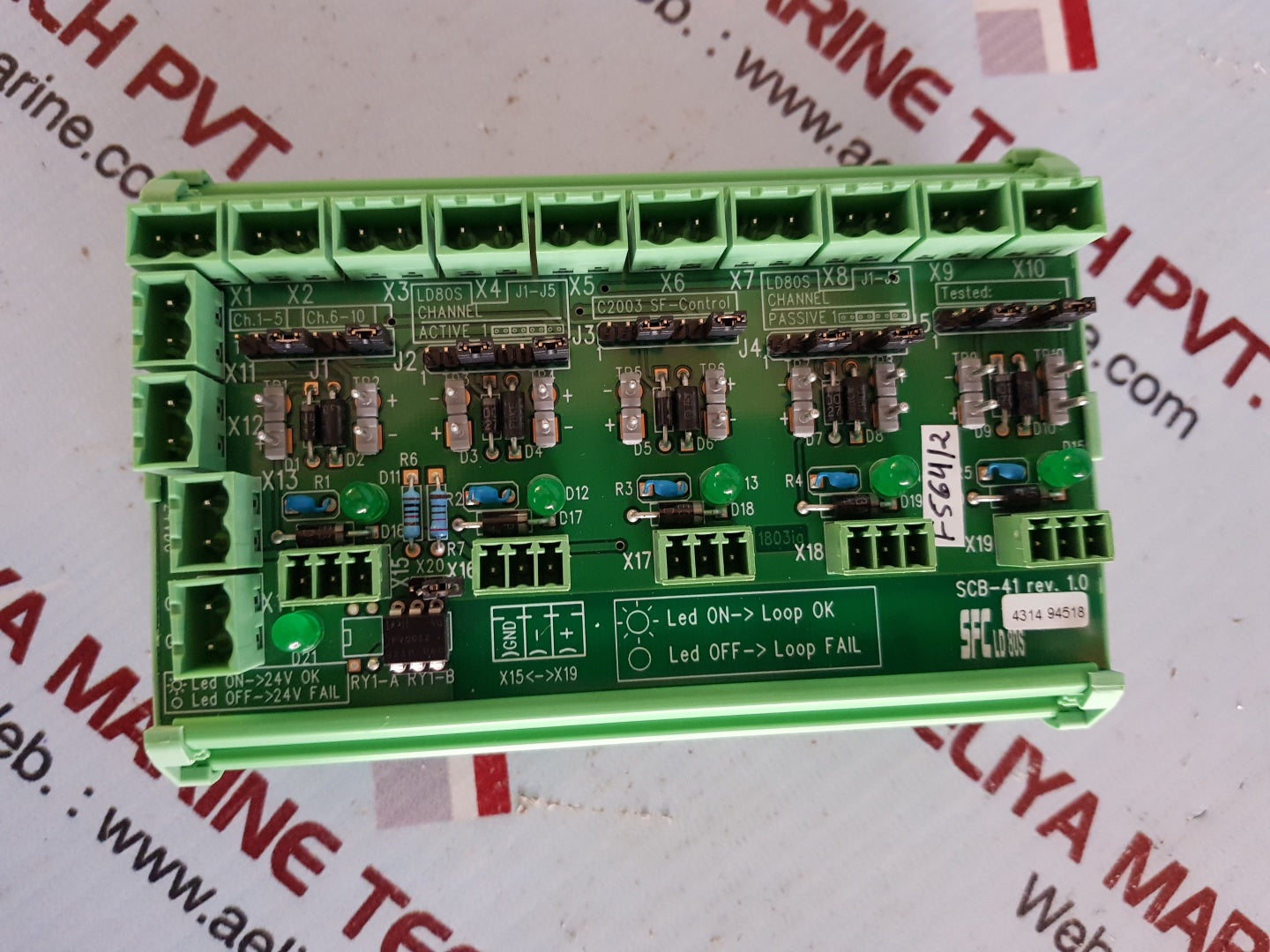 Emerson scb-41 rev.1.0 pcb card 