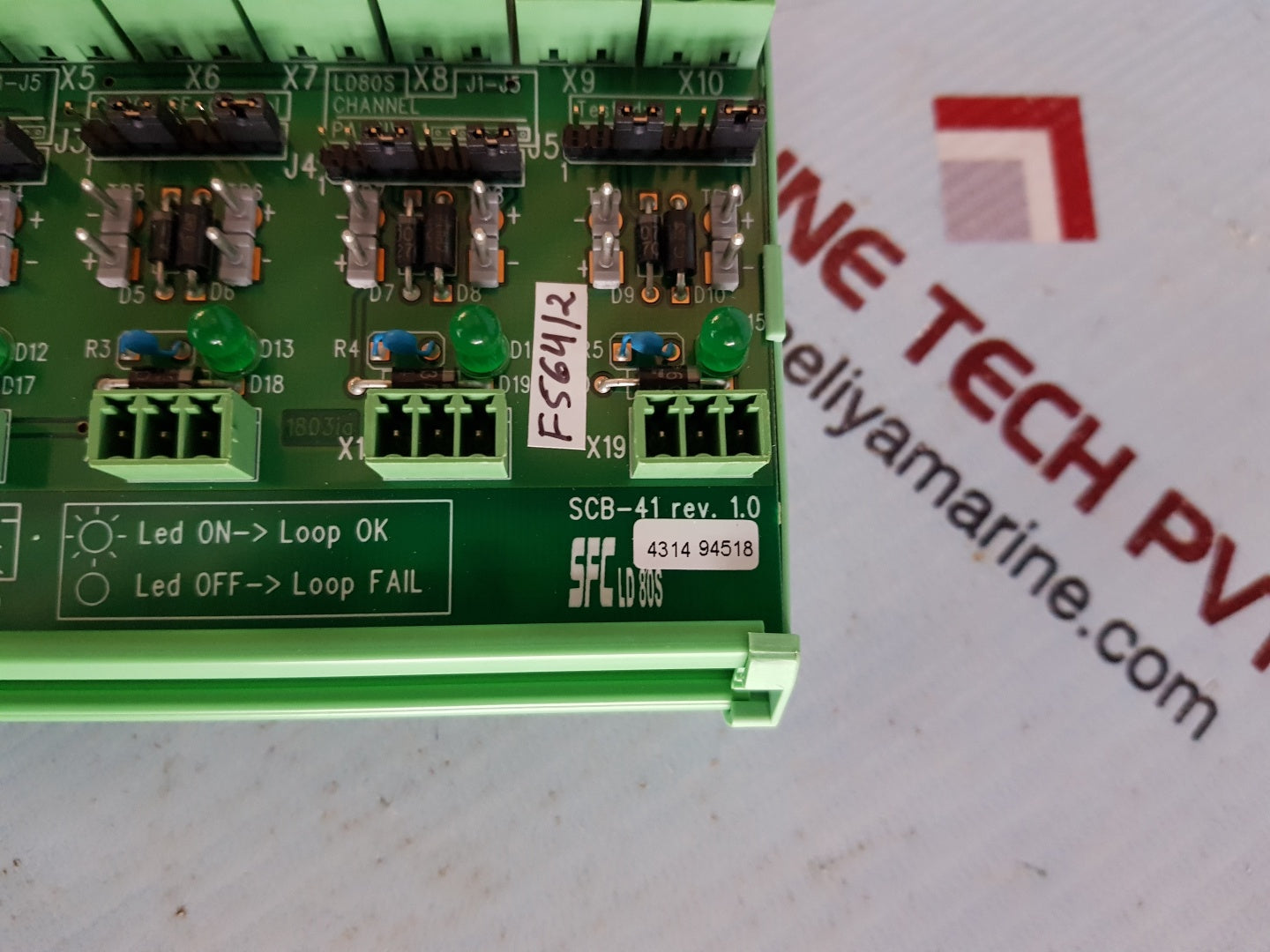 Emerson scb-41 rev.1.0 pcb card 