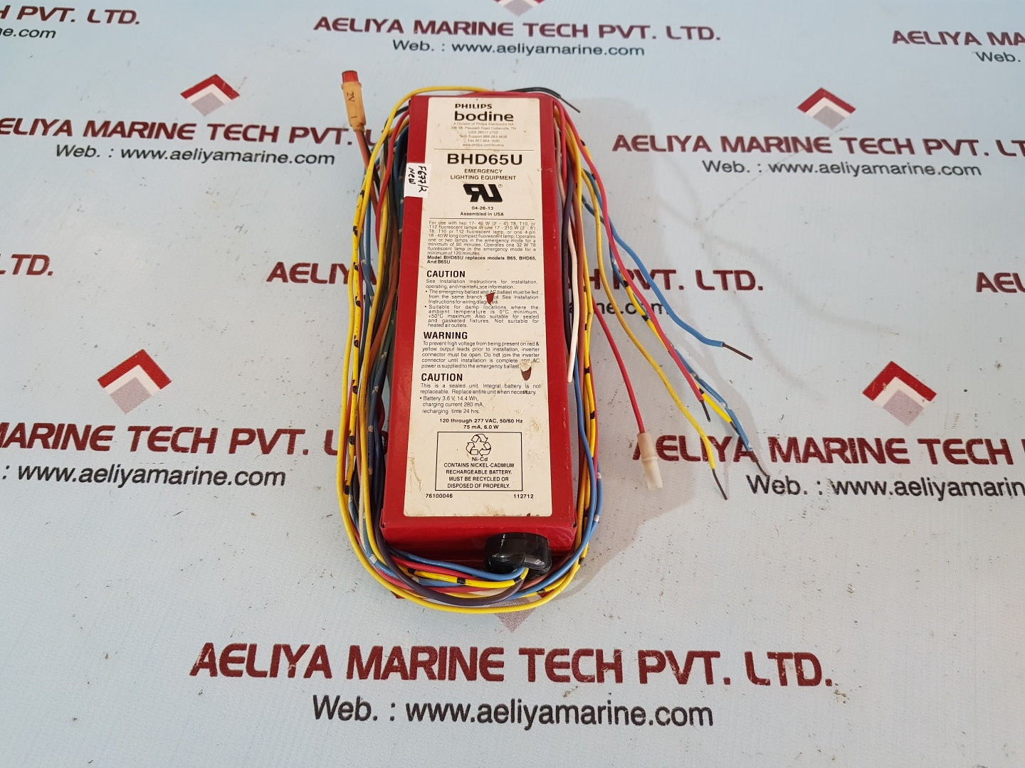 Philips Bodine Bhd65u Ballast Emergency Light – Aeliya Marine Tech®