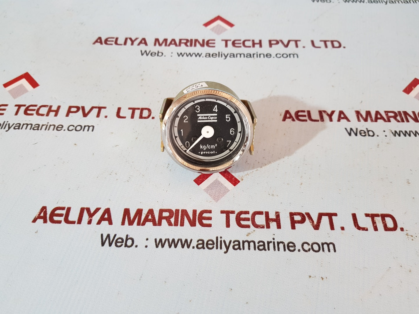 Atlas copco pricol oil pressure gauge 0 to 7 kg/cm2