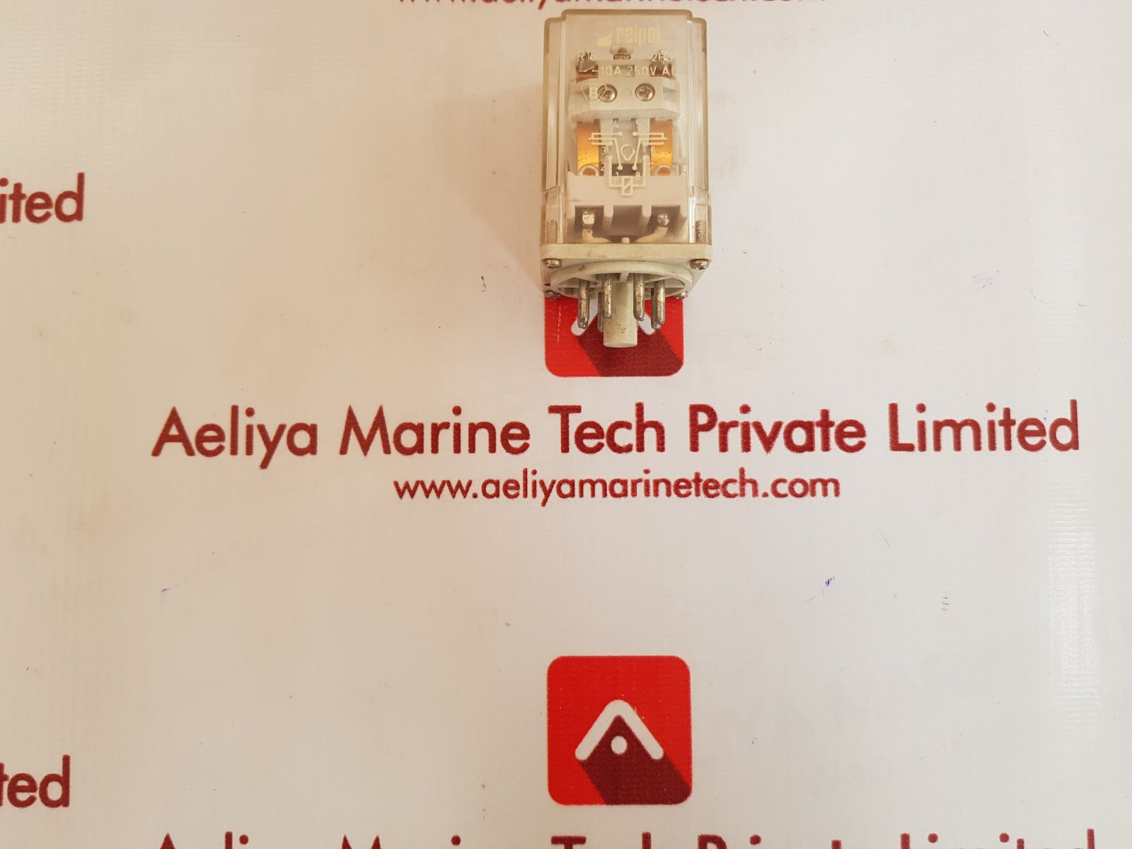 Relpol r15 2pd 10a 250v ac socket relay