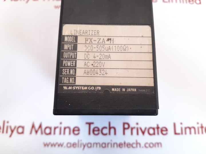M-system fx-za-h linearizer