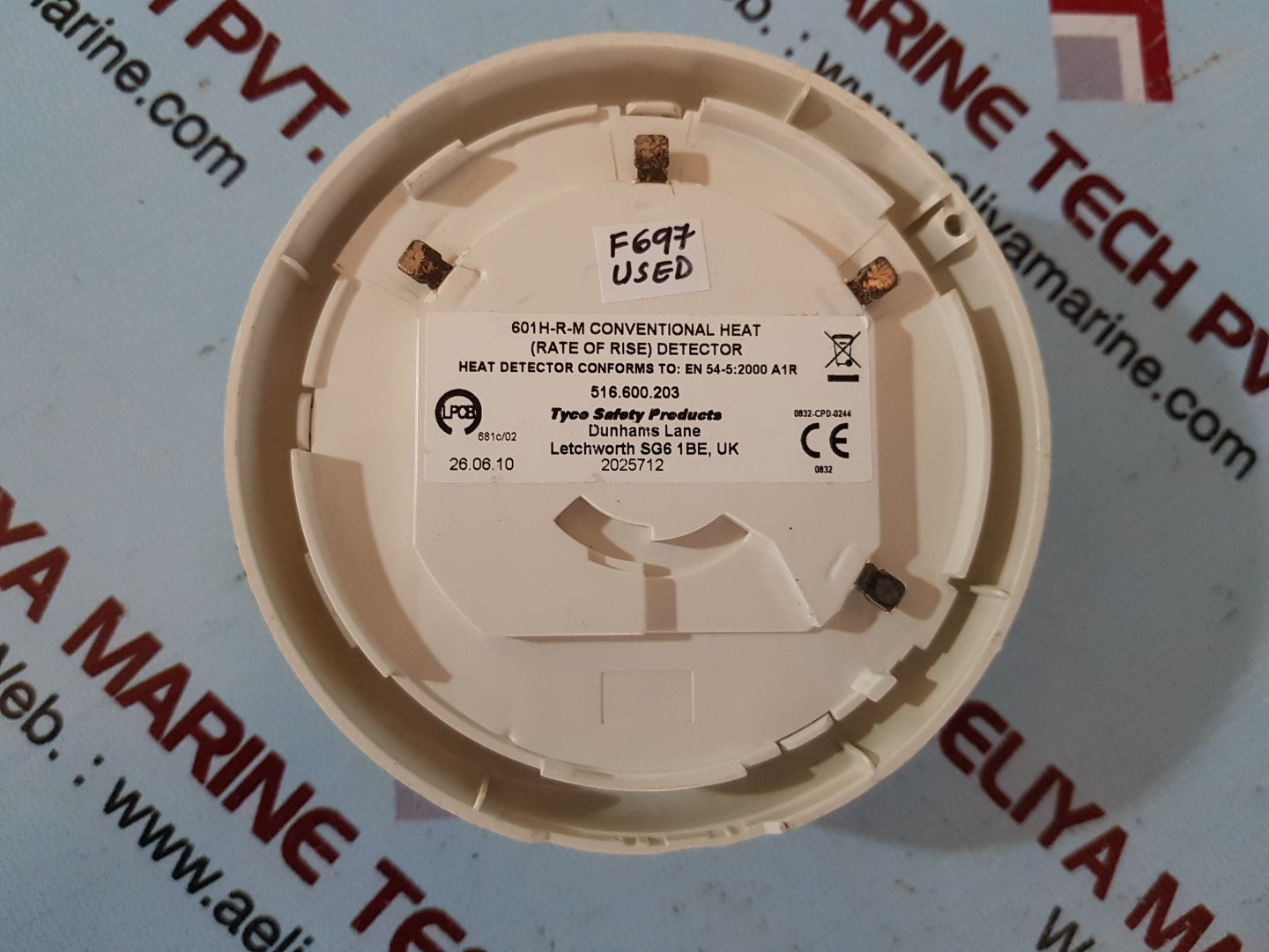 Tyco 601h-r-m conventional heat detector 516.600.203