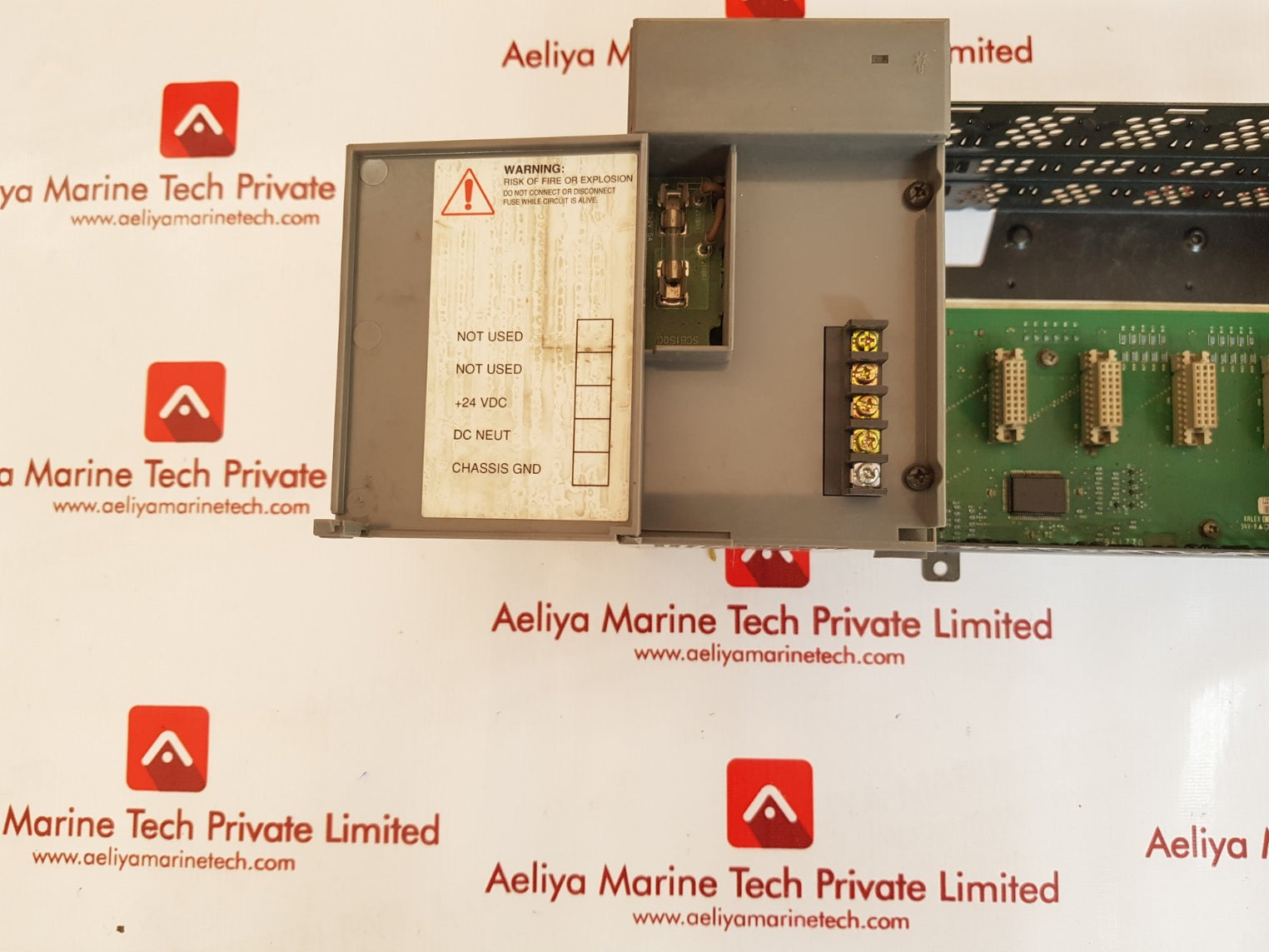 Allen-bradley 1746-p3 ser.a slc500 slot rack