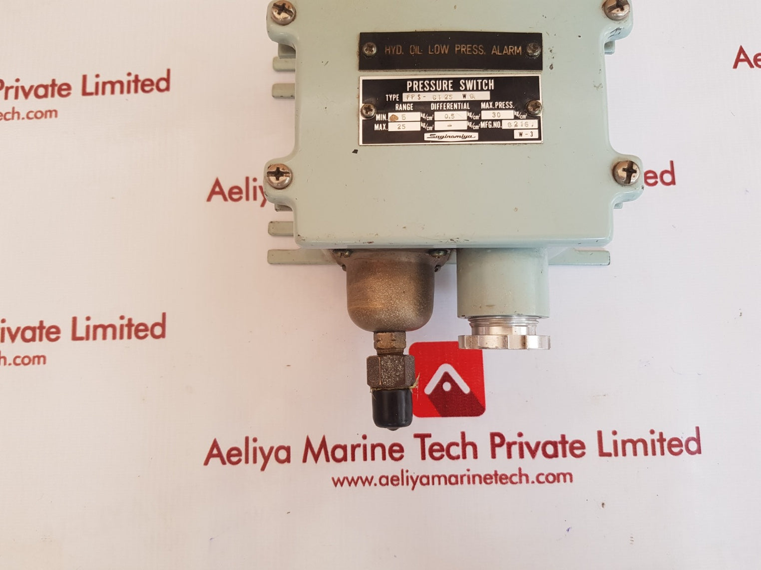 Saginomiya fps-g125 wq pressure switch