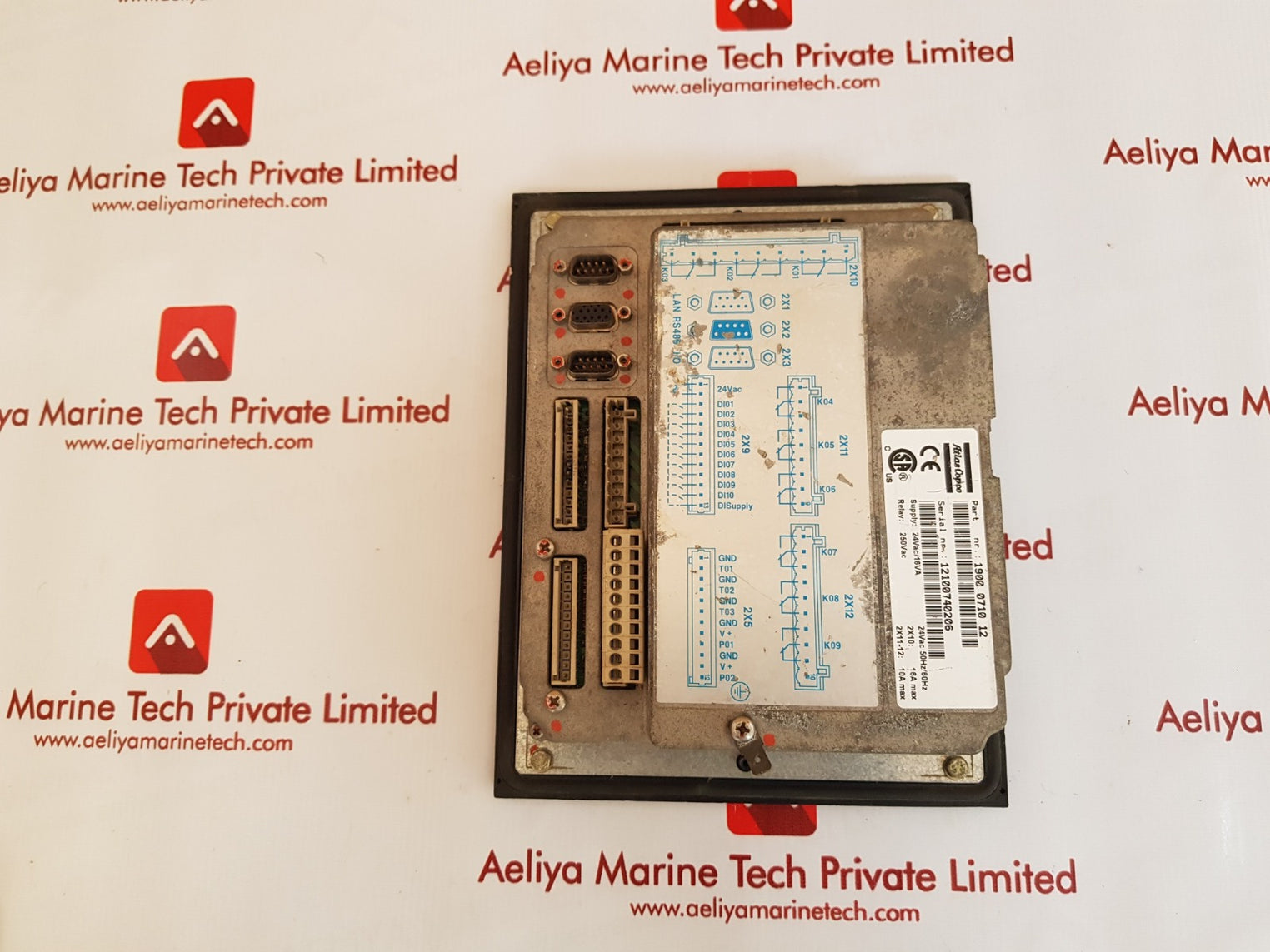 Atlas Copco Elektronikon Ii 1900 0710 12 Air Compressor Controller 250Vac
