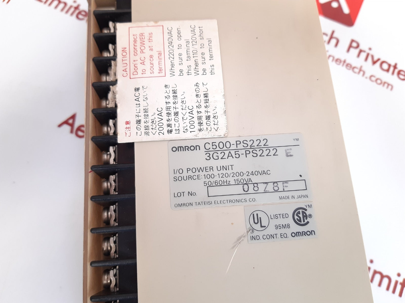 Omron c500-ps222/3g2a5-ps222 e i/o power unit – Aeliya Marine Tech