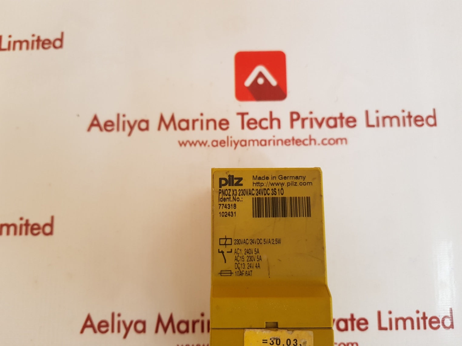 pilz pnozx3 relay 774318