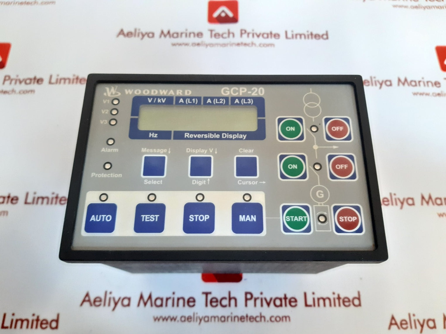 Woodward gcp-20 generator control