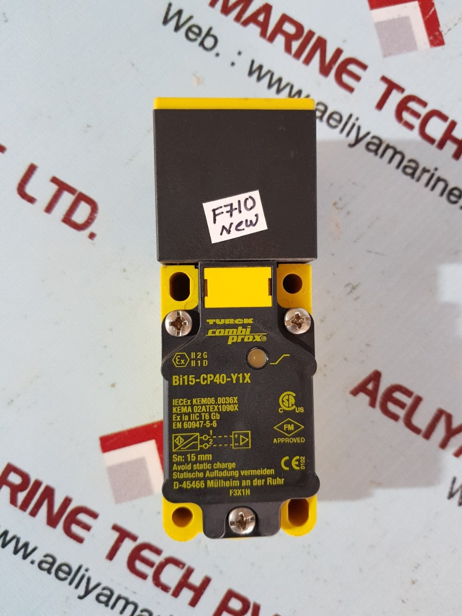 Turck combi prox bi15-cp40-y1x inductive proximity sensor