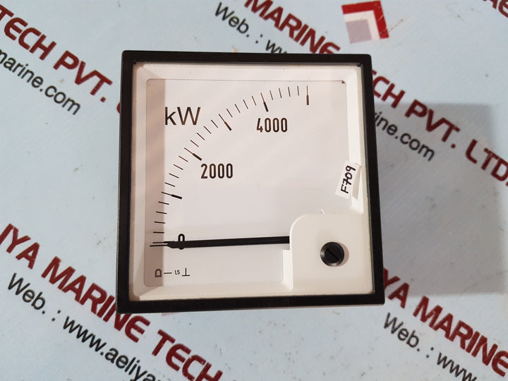 0 to 4000 kw meter