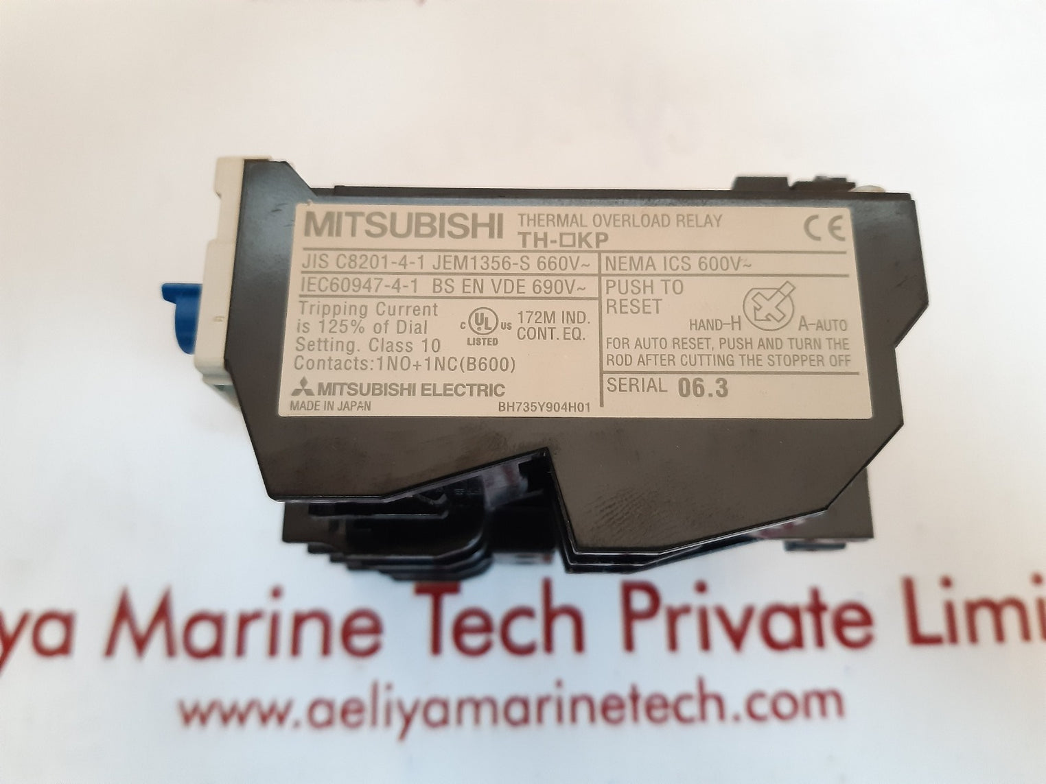 Mitsubishi th-n20kp thermal overload relay