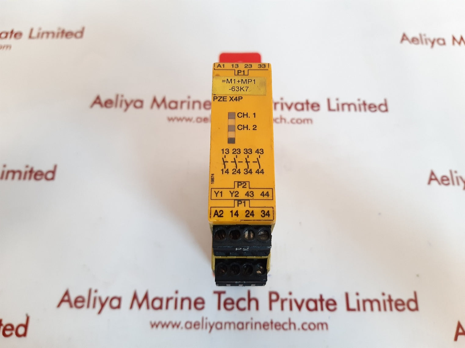 Pilz pze x4p safety emergency stop relay 777585