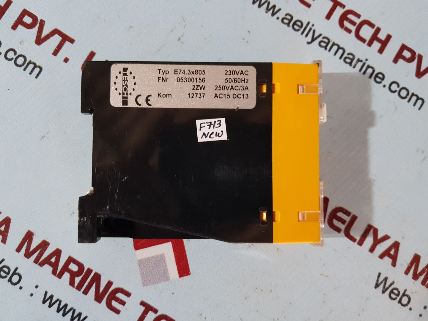 Tesch e74.3x805 time delay relay 230vac