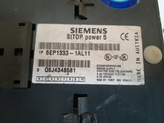 Siemens sitop power 5 6ep1 333-1al11 power supply