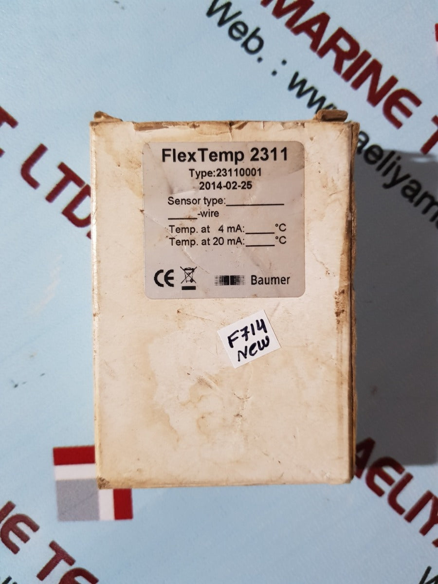 Baumer flex temp 2311 transmitter