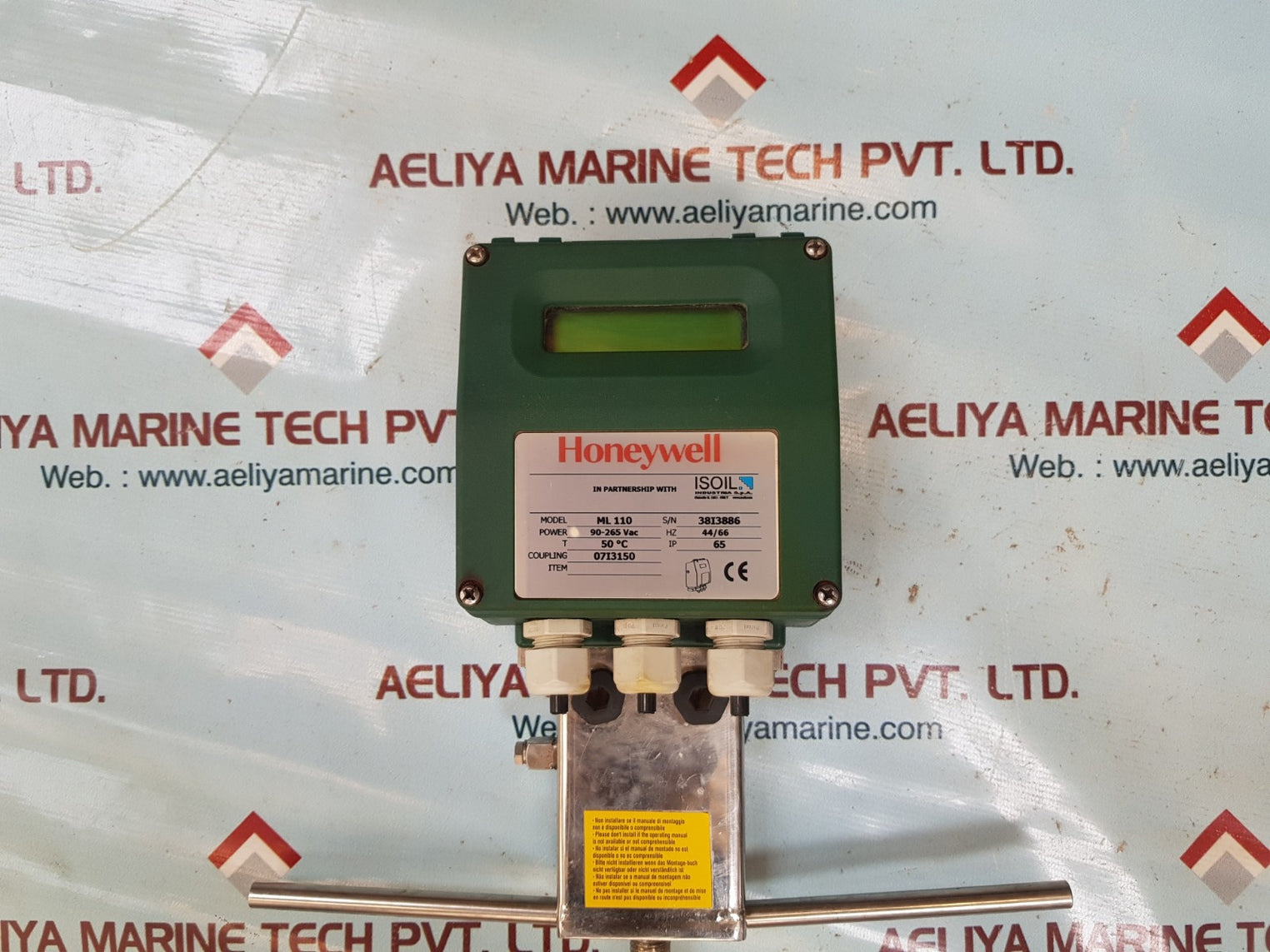 Honeywell isoil ml110 electromagnetic flow meter & ml110 converter